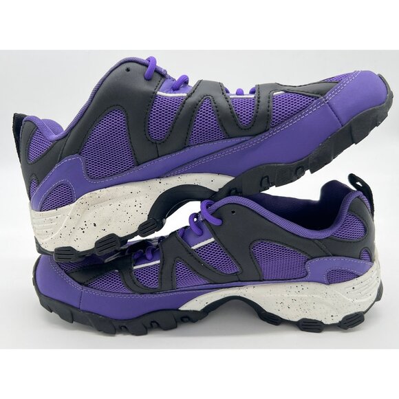 The North Face Mens Trail Running Shoes Size 9 Purple & Black Mesh Athletic Snea - Picture 8 of 9